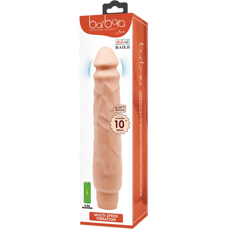 BAILE - JACK VIBRADOR REALISTA 26 CM NATURAL