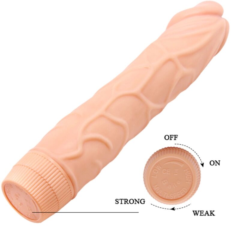 BAILE - BOB VIBRADOR REALISTA 22.5 CM NATURAL