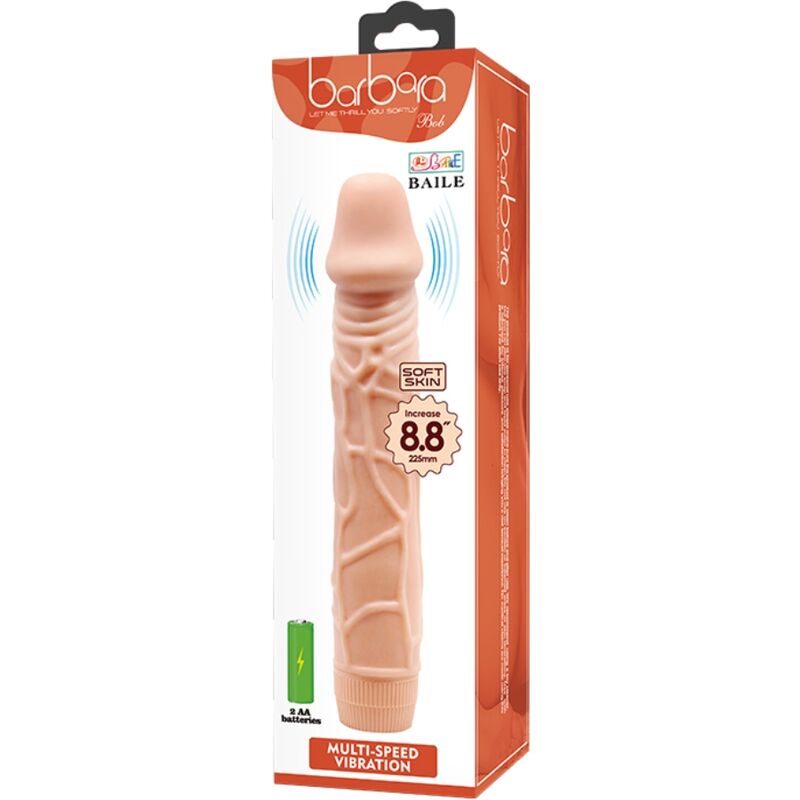 BAILE - BOB VIBRADOR REALISTA 22.5 CM NATURAL
