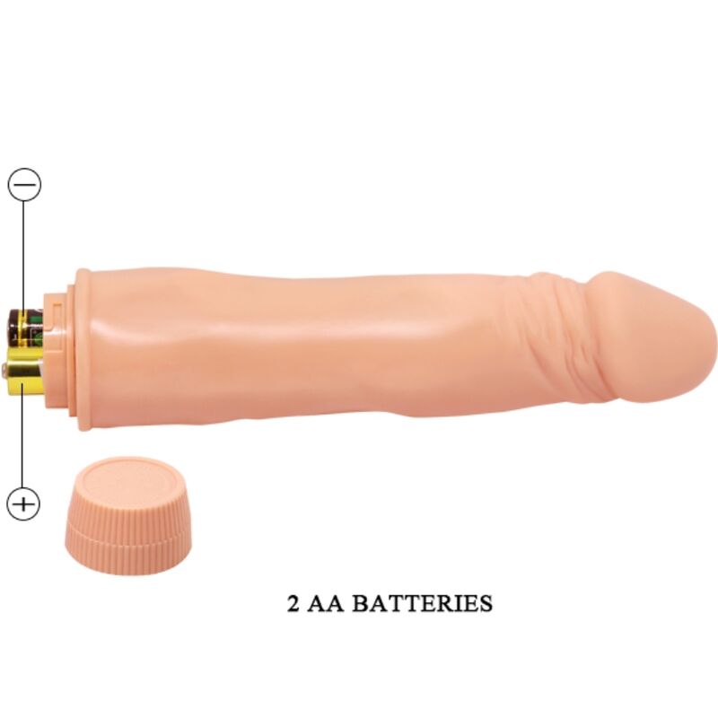 BAILE - DWARF VIBRADOR REALISTA 21 CM NATURAL
