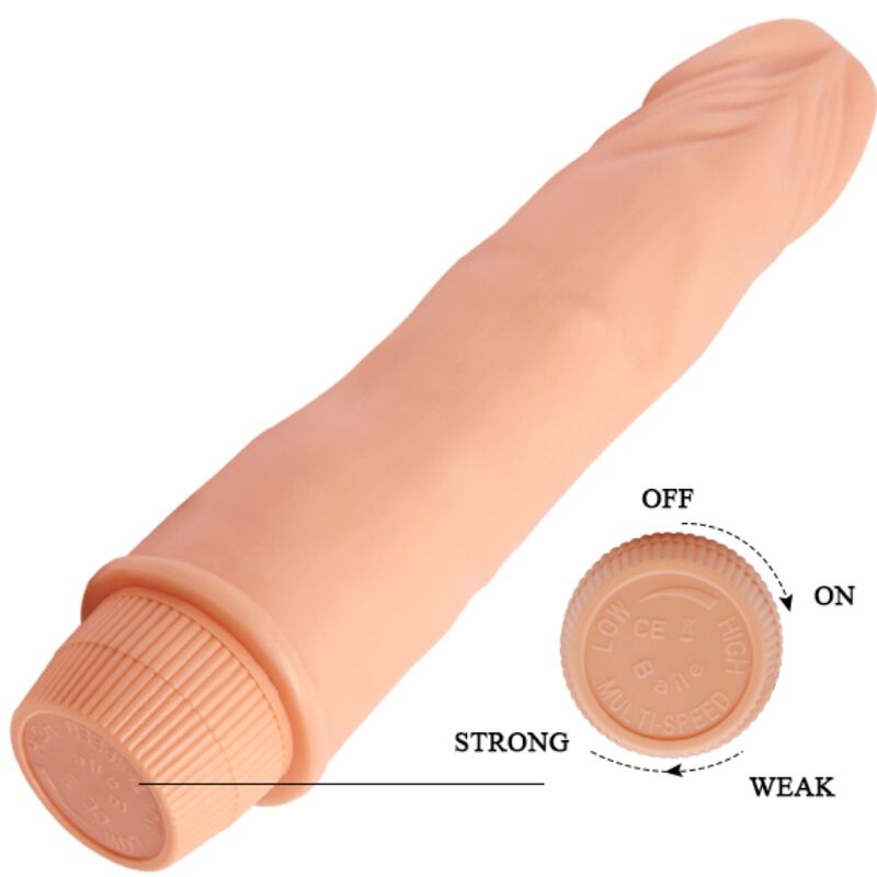 BAILE - DWARF VIBRADOR REALISTA 21 CM NATURAL