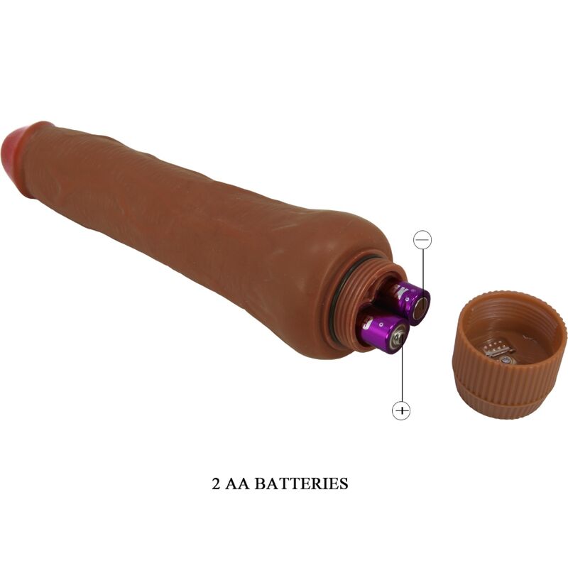 BAILE - DRYAD VIBRADOR REALISTA 25 CM MULATO