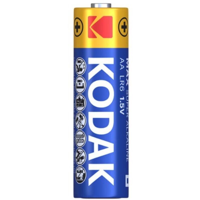 Kodak Max Pilha Alcalina AA LR6 Pacote de 20 Pilhas