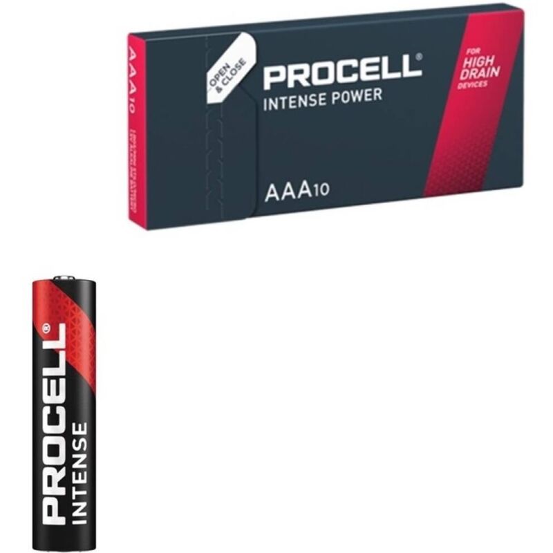 Procell - Intense Power Alcalina LR03 AAA 1,5V Caja de 10 unidades