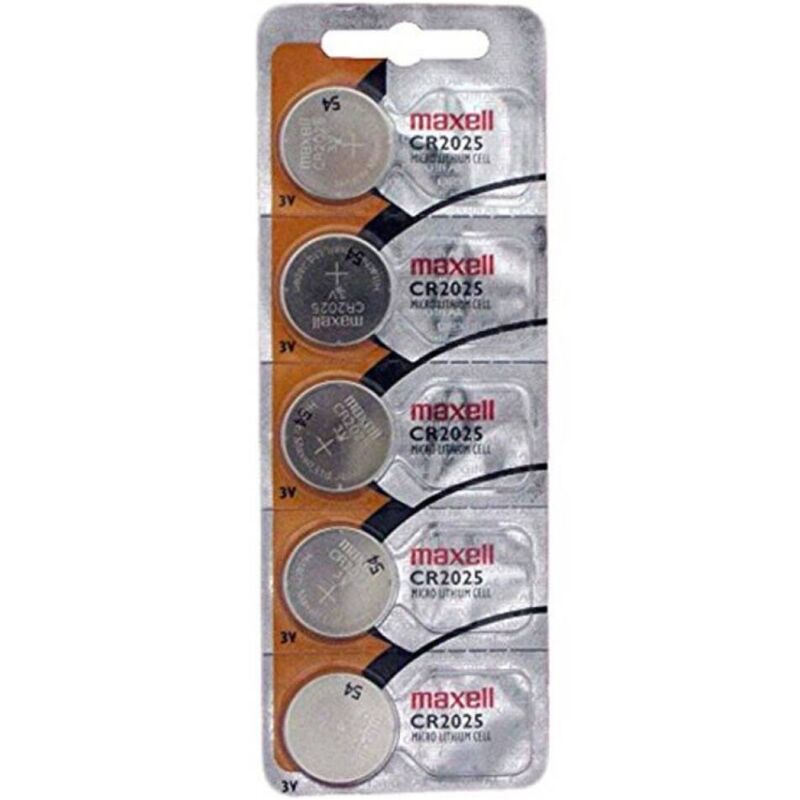 Maxell - Batería de Lítio Botão CR2025 3V Blister 5 Unidades