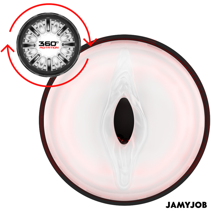 JAMYJOB - STORM MASTURBADOR VAGINA AUTOMÁTICO 10 MODOS DE ROTAÇÃO E EMPUXO