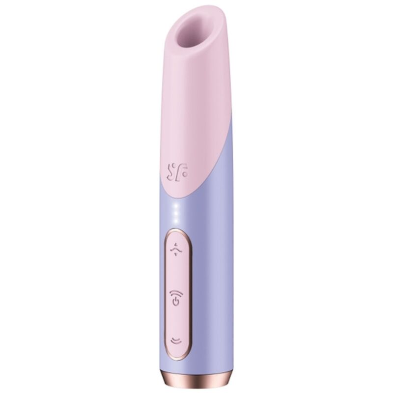 Satisfyer Estimulador de Clítoris Bold Kiss Wave Rosa Violeta