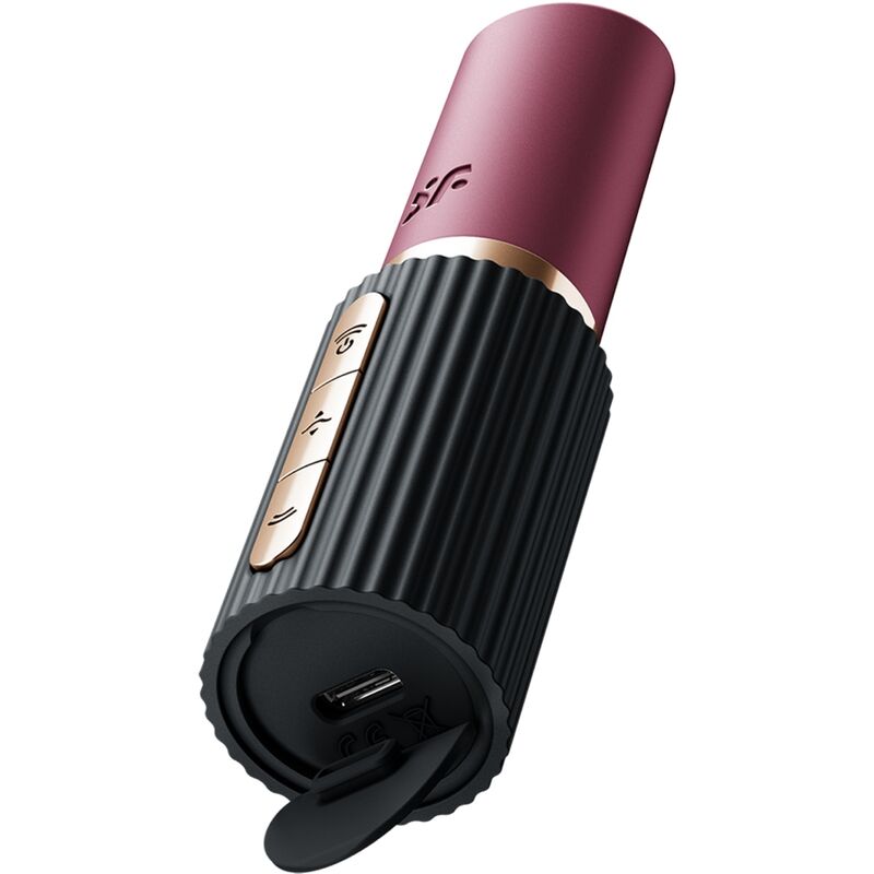 Satisfyer Pro 2 Kiss Wave Estimulador de Clítoris Granate Negro