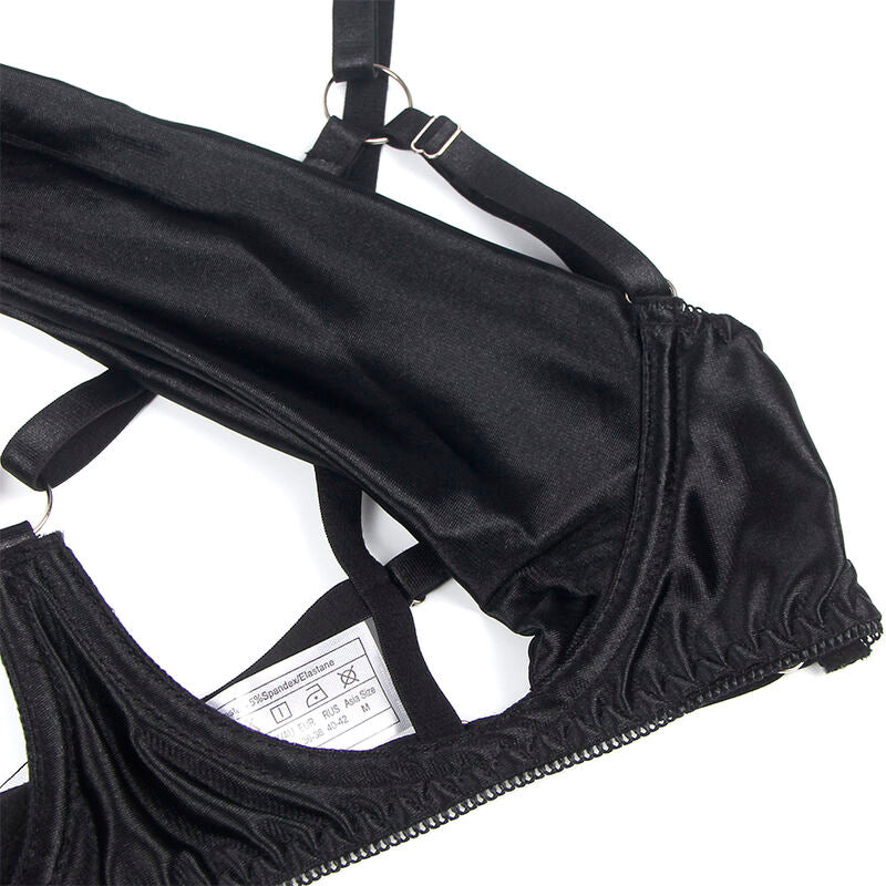 SUBBLIME - 955205 CONJUNTO SUTIÃ COM LAÇO PRETO AJUSTÁVEL L/XL