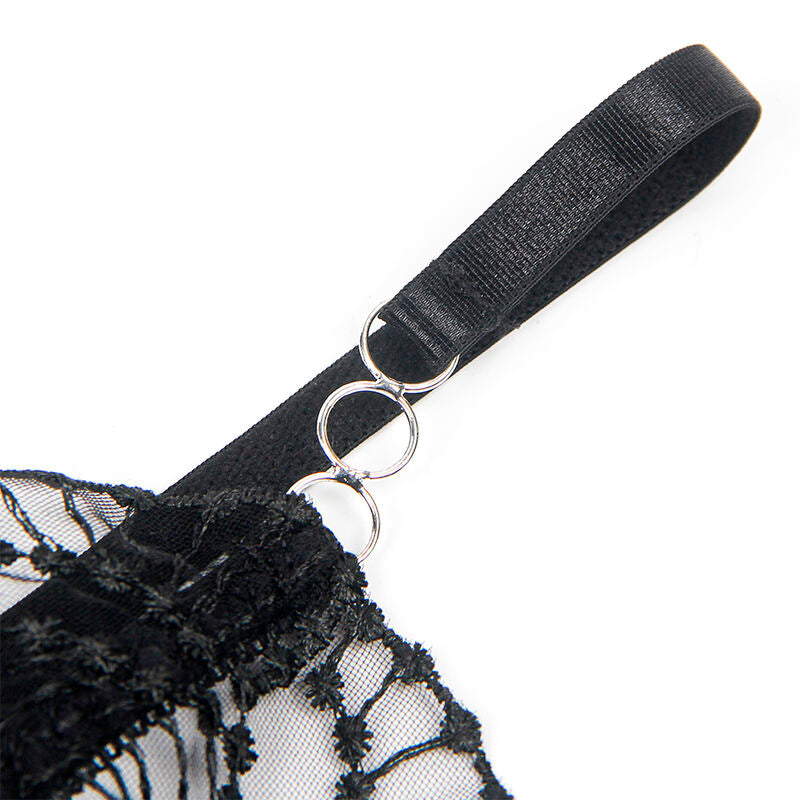 SUBBLIME - 955212 BODY TRANSPARENTE COM RENDA PRETA OCA S/M