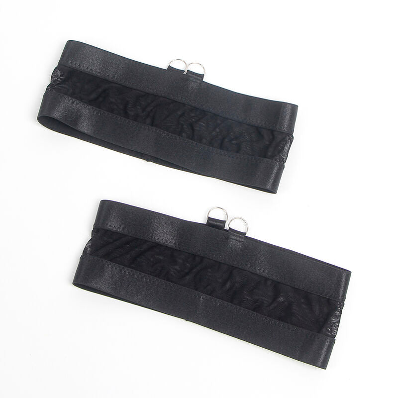SUBBLIME - 955243 CONJUNTO SUTIÃ COM LIGUEIRO BONDAGE PRETO L/XL