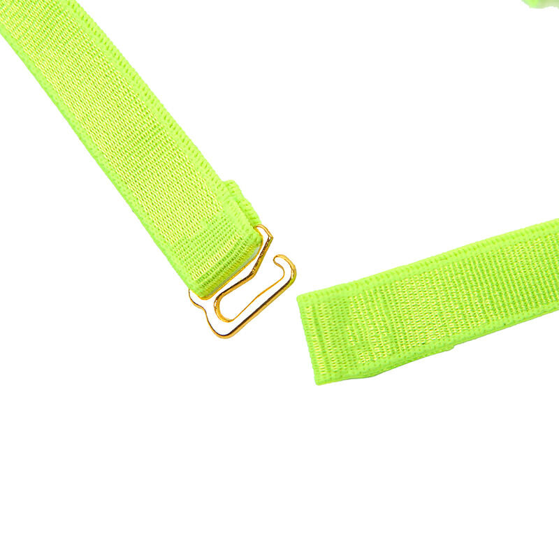 SUBBLIME - 955281 CONJUNTO SUTIÃ COM COLAR E DETALHES PARA PERNAS VERDE FLUORESCENTE L/XL