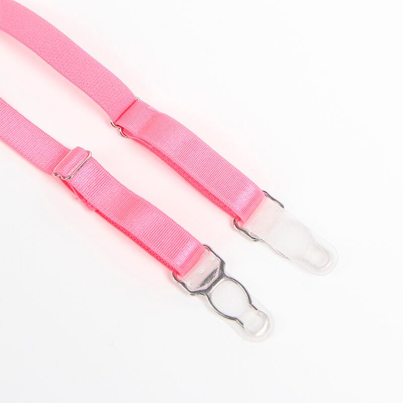 SUBBLIME - 955359 CONJUNTO SUTIÃ COM RENDA E LIGUEIROS ROSA E ROXO S/M