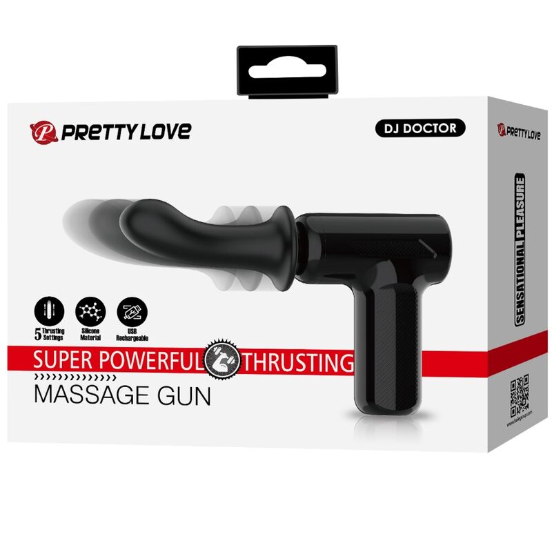 Pretty Love - Dj Doctor Massager 5 Configuraciones Negro