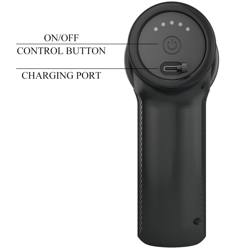 Pretty Love - Dj Doctor Massager 5 Configuraciones Negro