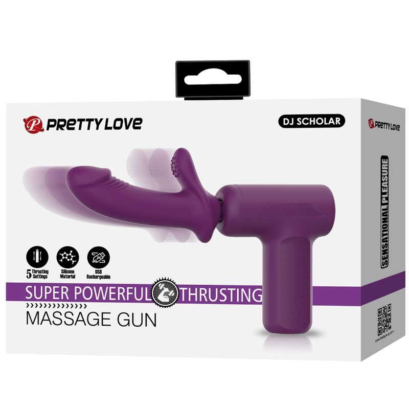 PRETTY LOVE - DJ SCHOLAR MASSAGEADOR 5 DEFINIÇÕES ROXO