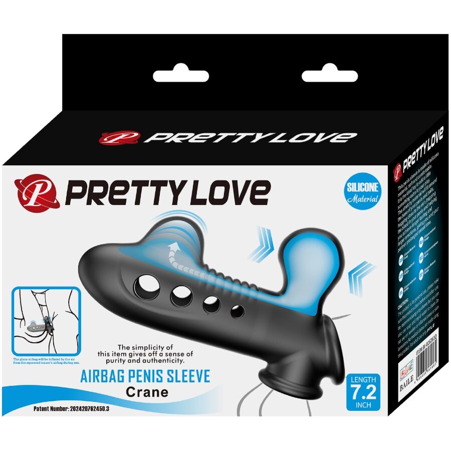 PRETTY LOVE - MANGA CRANE PENIS COM AIRBAG PRETA