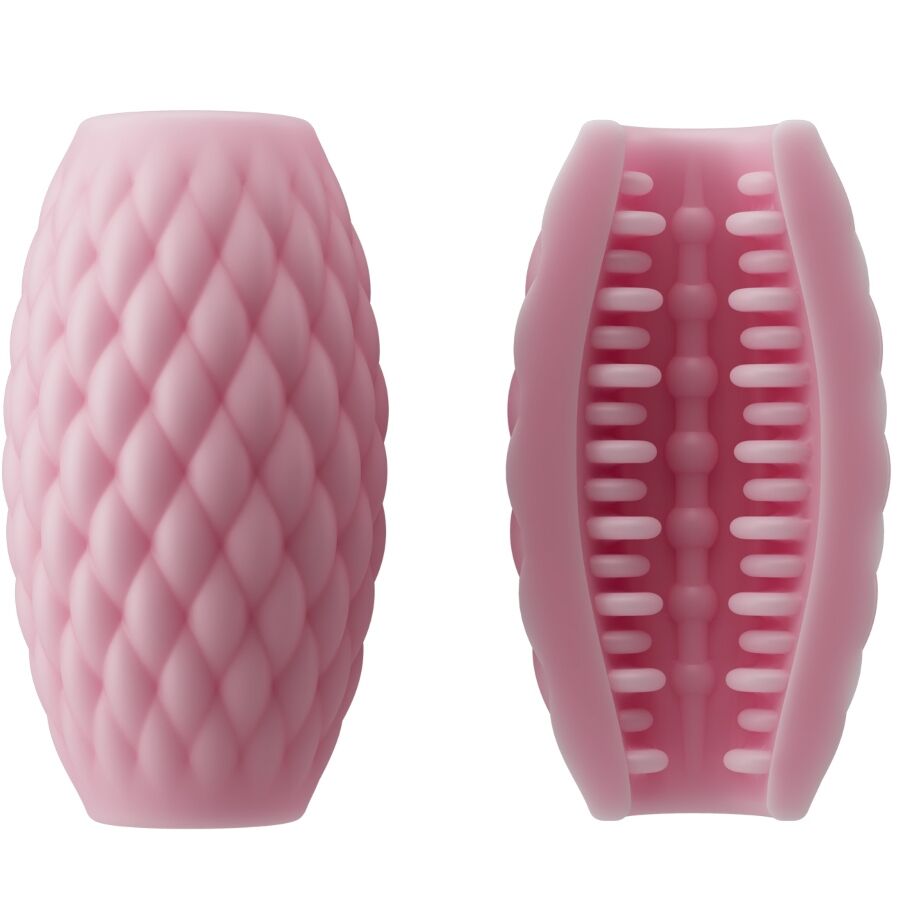 Pretty Love - Masturbador Masculino Silicona Athena Eros Rosa