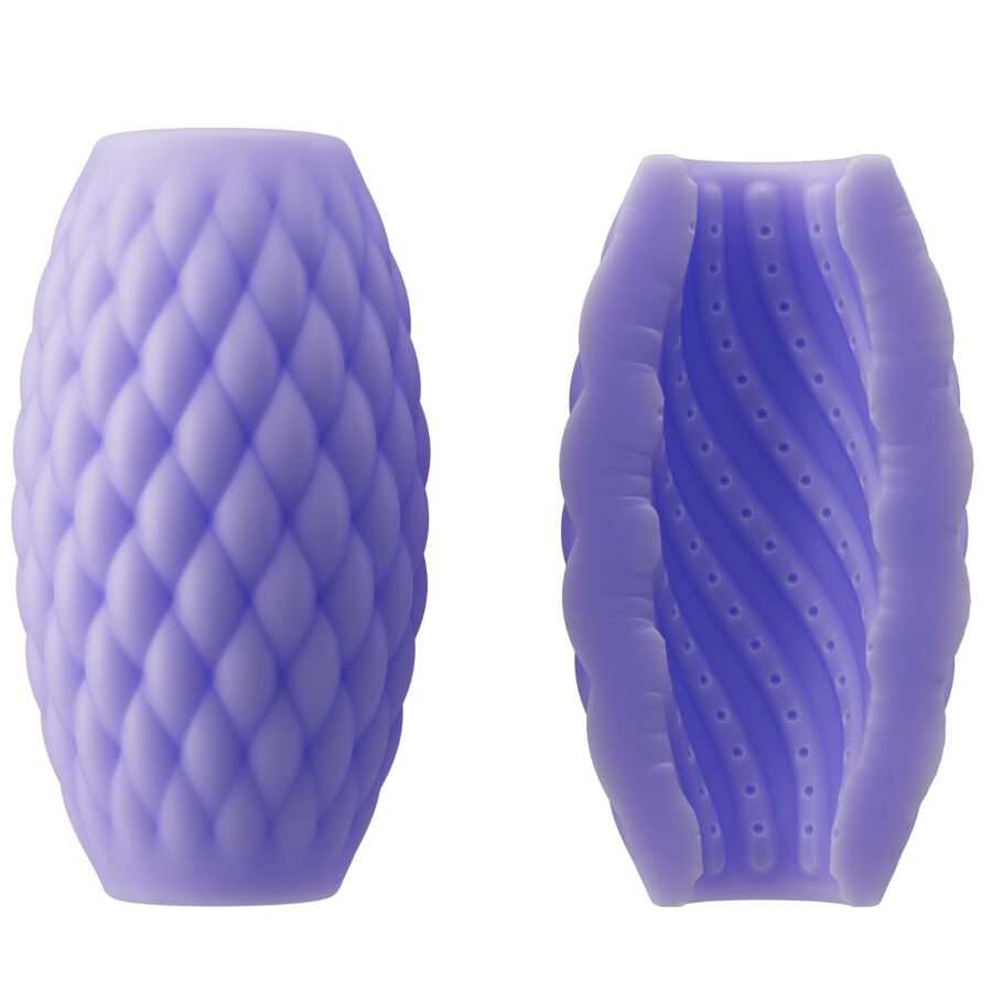 Pretty Love - Masturbador Masculino Silicona Athena Eros Roxo