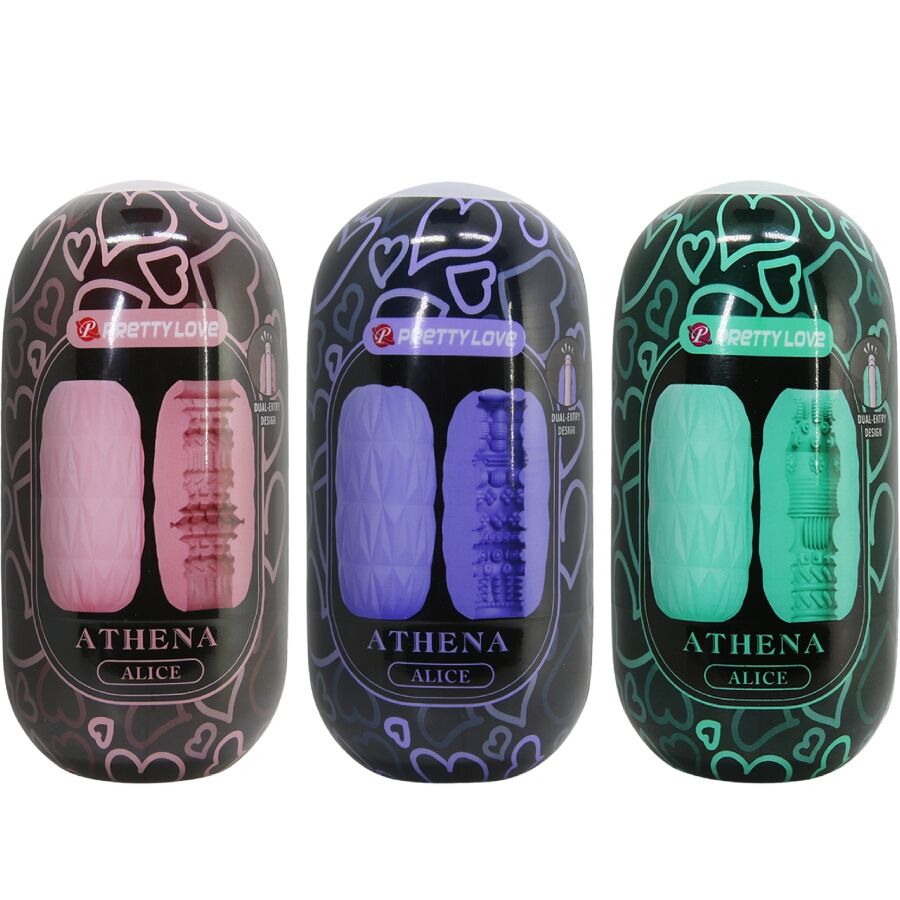 PRETTY LOVE - ATHENA ALICE PACK 15 MASTURBADORES MASCULINOS VARIADOS