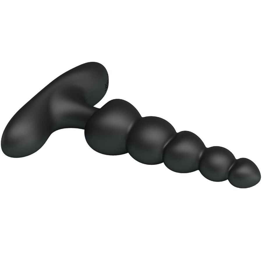 PRETTY LOVE - VIBRADOR ANAL CORBAN 10 VIBRAÇÕES PRETO