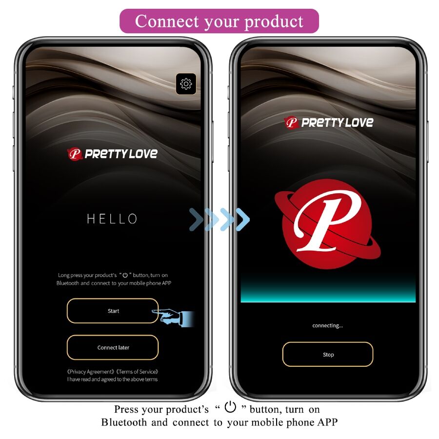 PRETTY LOVE - LEVIATHAN VIBRADOR CONTROLADO POR APP ROXO