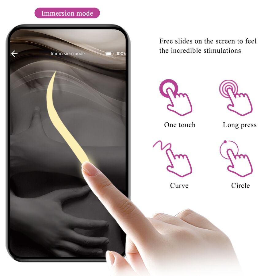 PRETTY LOVE - LEVIATHAN VIBRADOR CONTROLADO POR APP ROXO