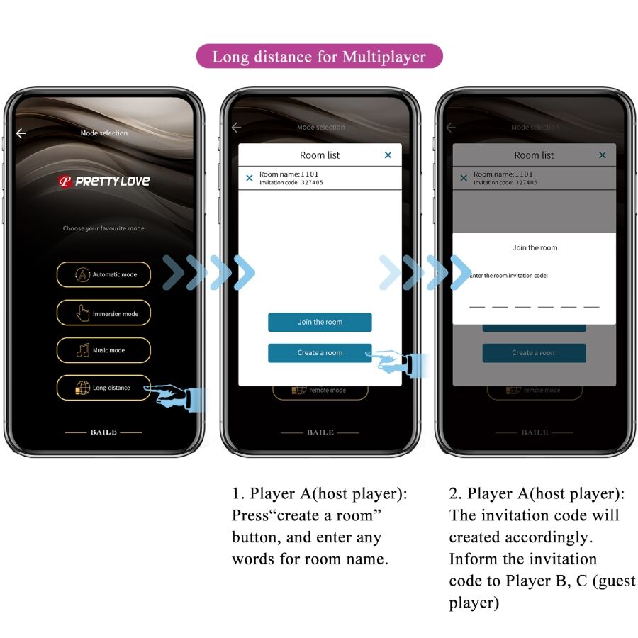 PRETTY LOVE - LEVIATHAN VIBRADOR CONTROLADO POR APP ROXO