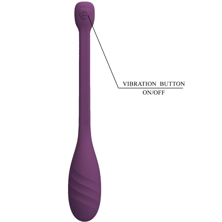 PRETTY LOVE - LEVIATHAN VIBRADOR CONTROLADO POR APP ROXO
