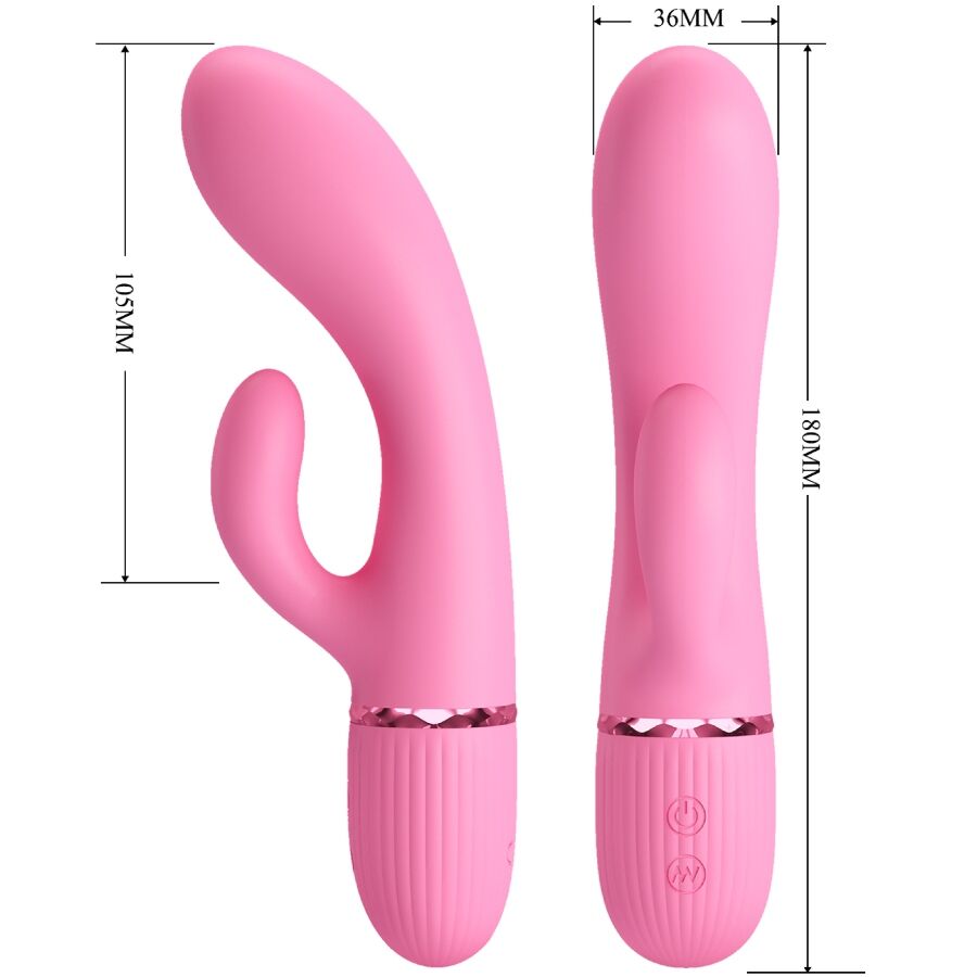 Pretty Love - Marski Rabbit Vibrador y Ponto G Rosa