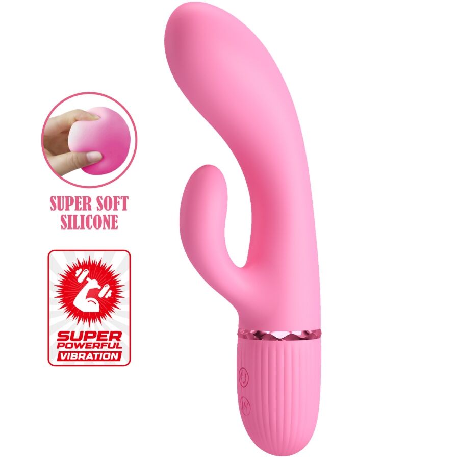 Pretty Love - Marski Rabbit Vibrador y Ponto G Rosa