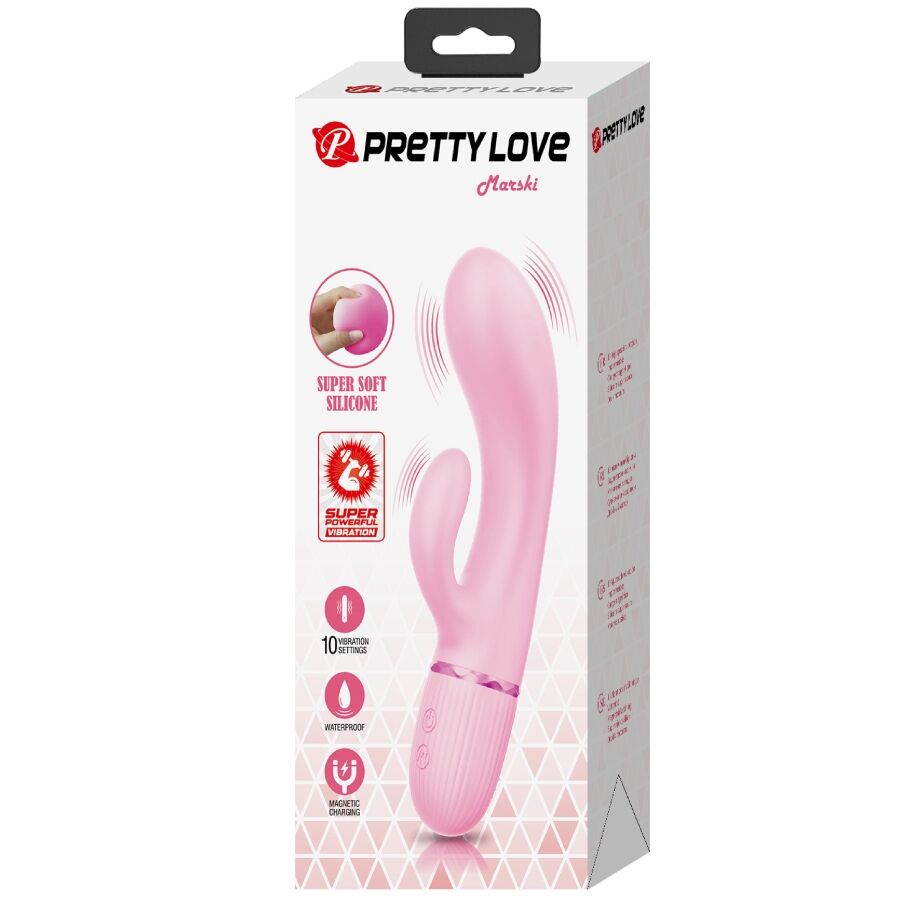 Pretty Love - Marski Rabbit Vibrador y Ponto G Rosa