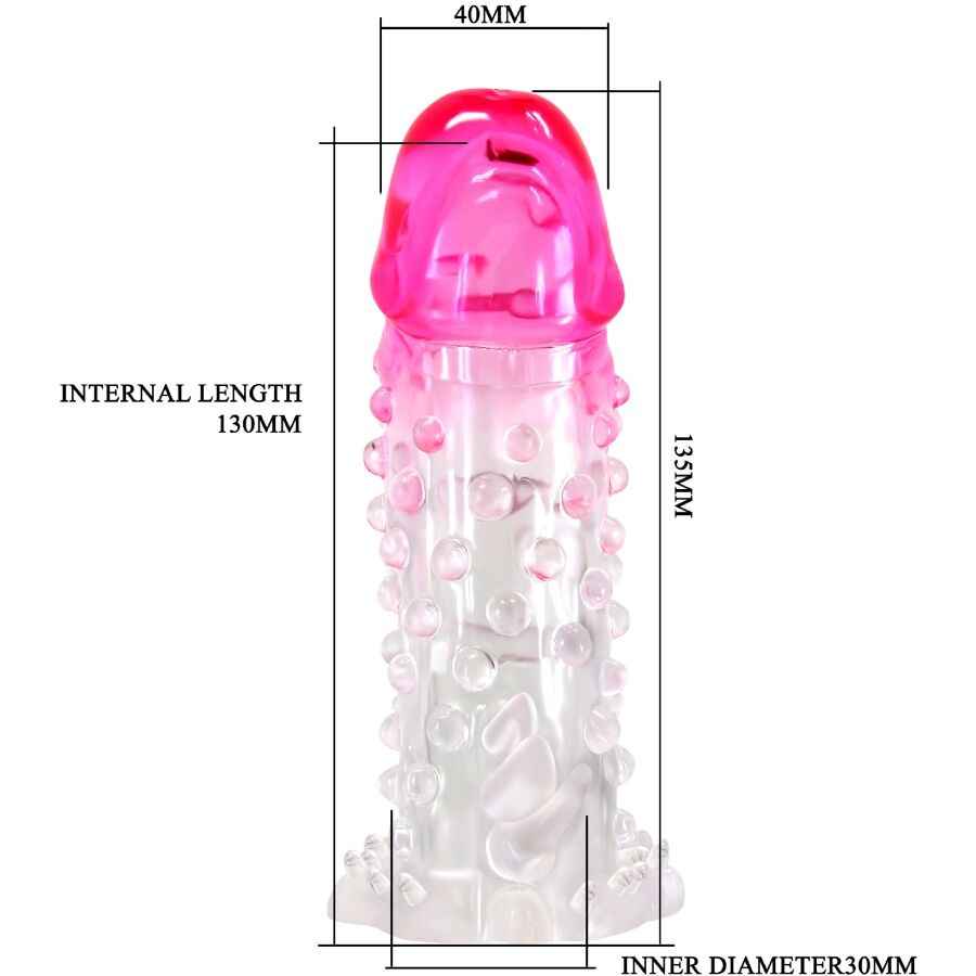 PRETTY LOVE - BAINHA DE AMPLIAÇÃO REALISTA WILFORD COM PÊNIS EM RELEVO ROSA