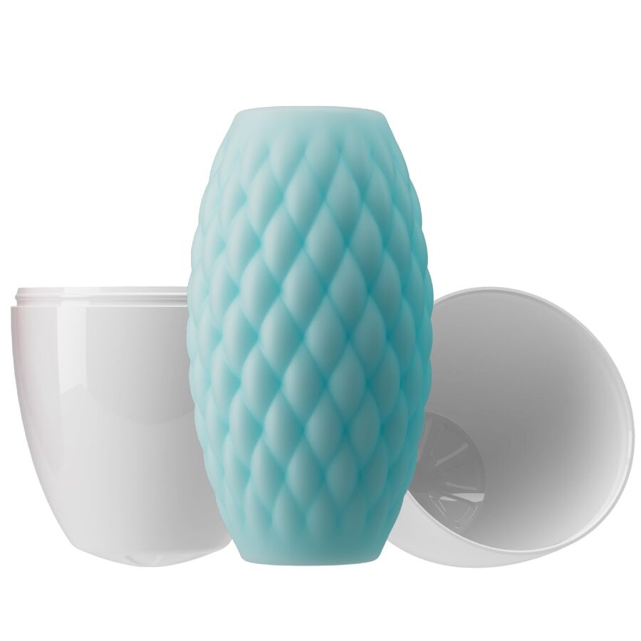 Pretty Love - Masturbador Masculino Silicona Athena Eros Azul Céu