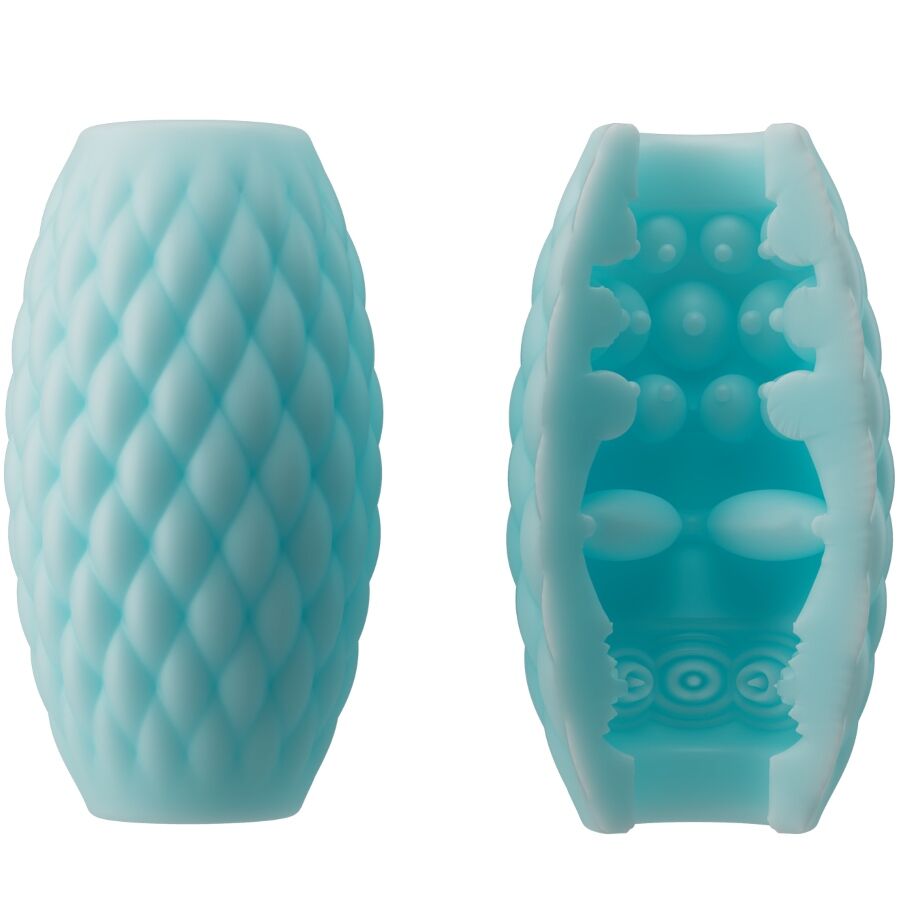 Pretty Love - Masturbador Masculino Silicona Athena Eros Azul Céu