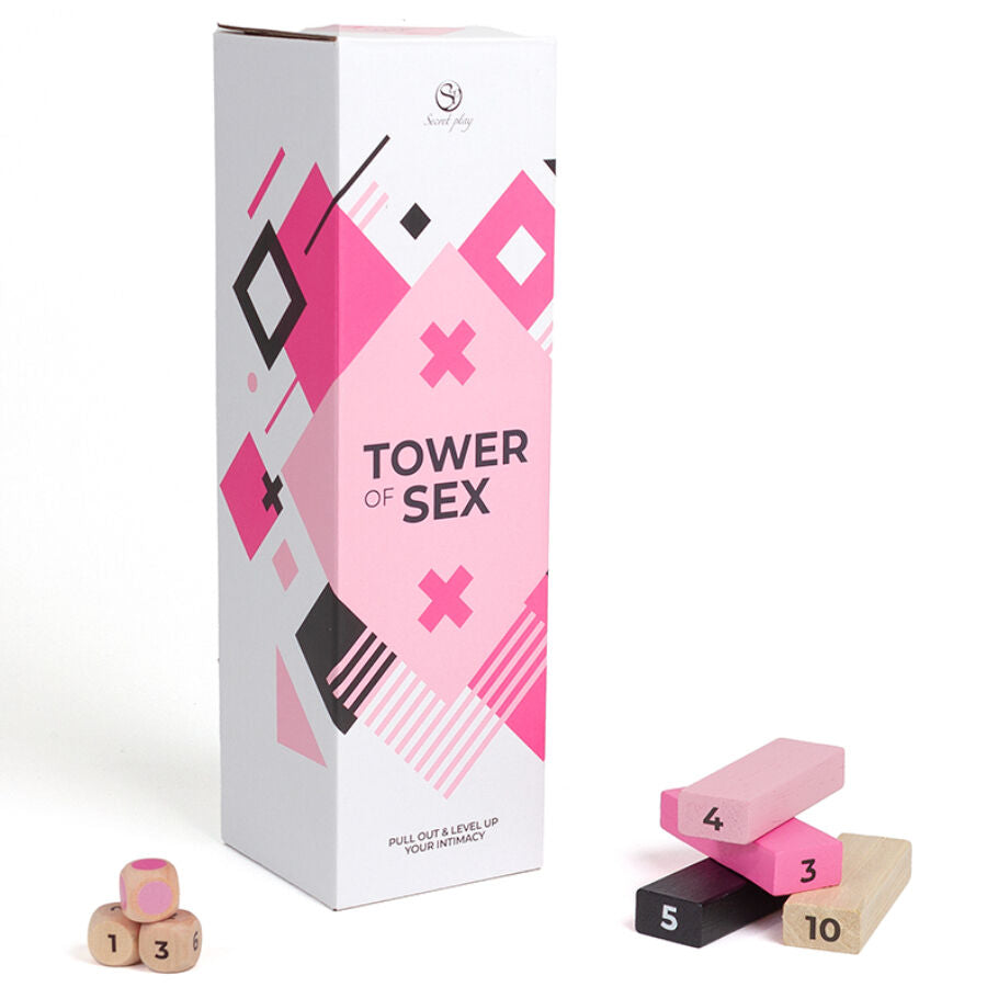 SECRETPLAY - JOGO DE MADEIRA TOWER OF SEX