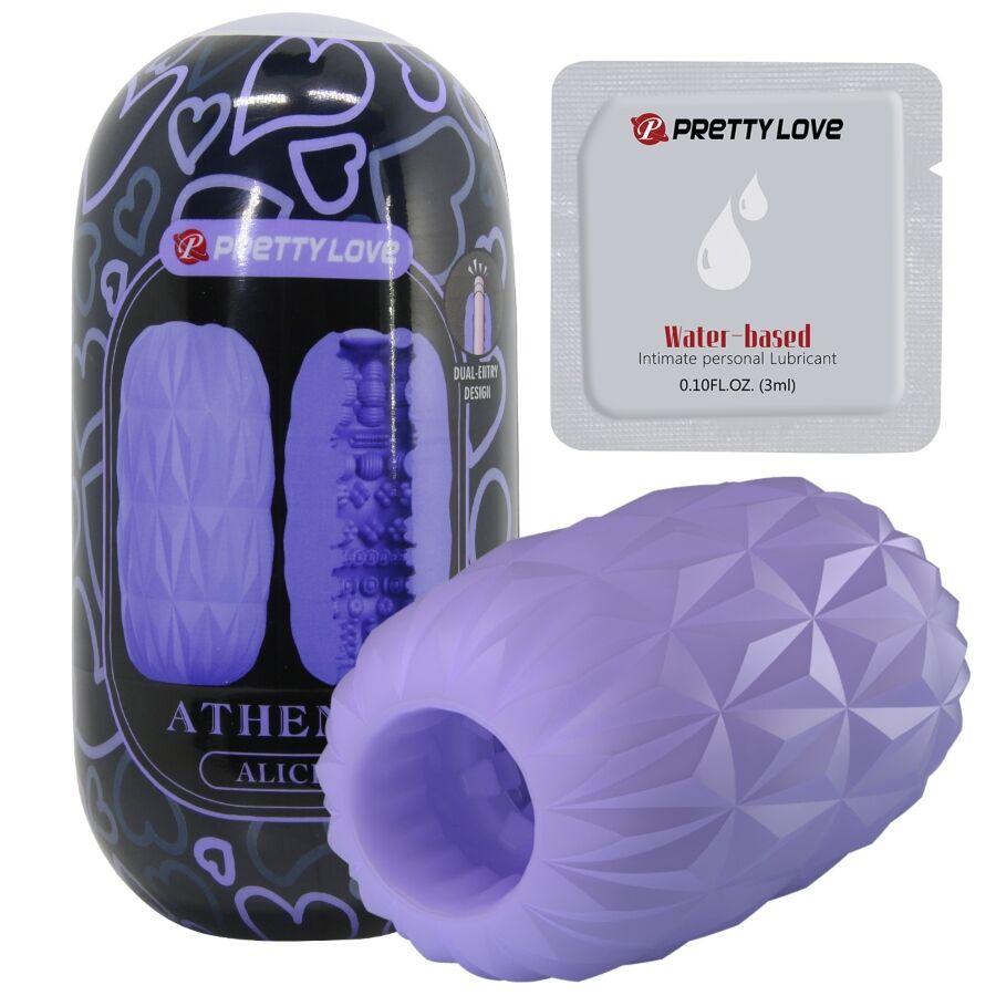 PRETTY LOVE - ATHENA ALICE MASTURBADOR MASCULINO ROXO