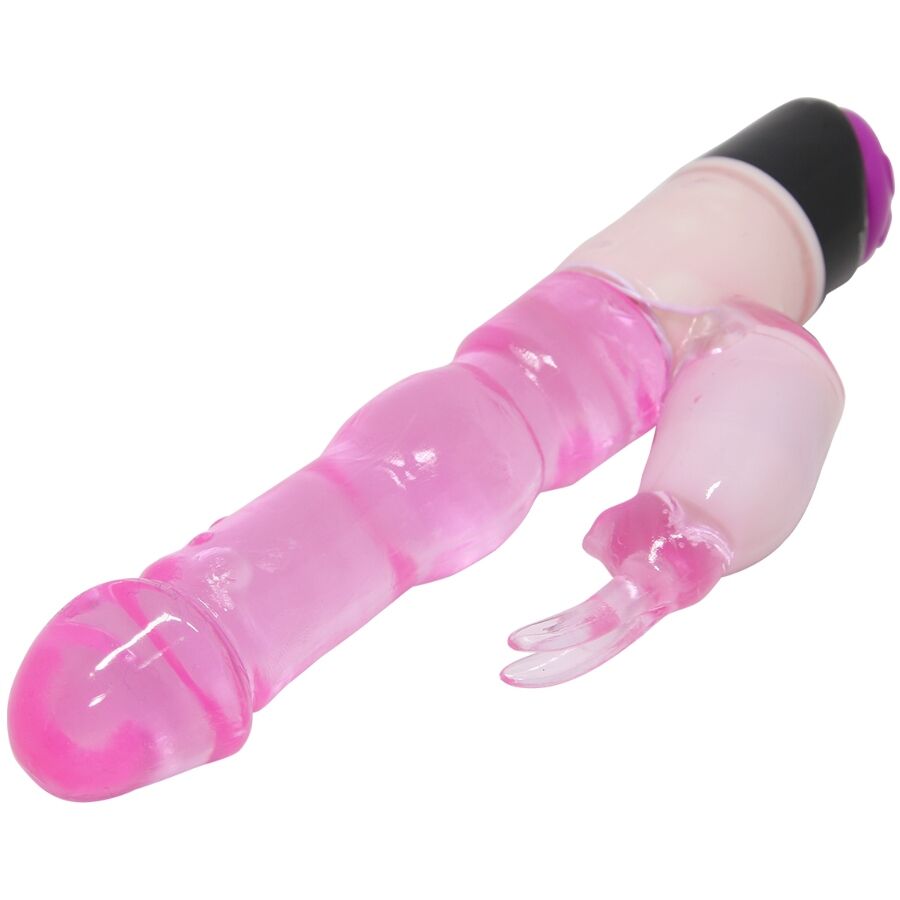 BAILE - WAVES OF PLEASURE FANTASY VIBRADOR COM COELHO 23 CM - Sex Shop Sexy