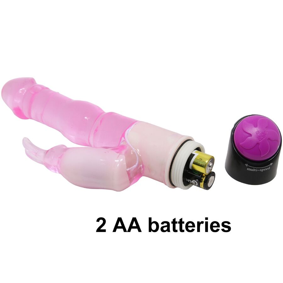 BAILE - WAVES OF PLEASURE FANTASY VIBRADOR COM COELHO 23 CM - Sex Shop Sexy