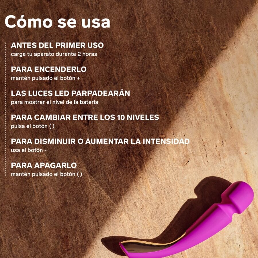 LELO - SMART MEDIUM WAND 2 MASAJEADOR AQUA