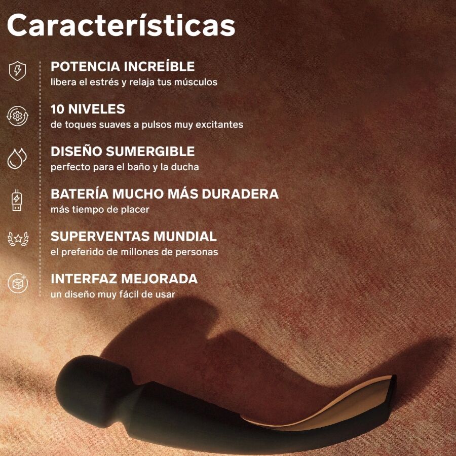 LELO - SMART MEDIUM WAND 2 MASAJEADOR AQUA
