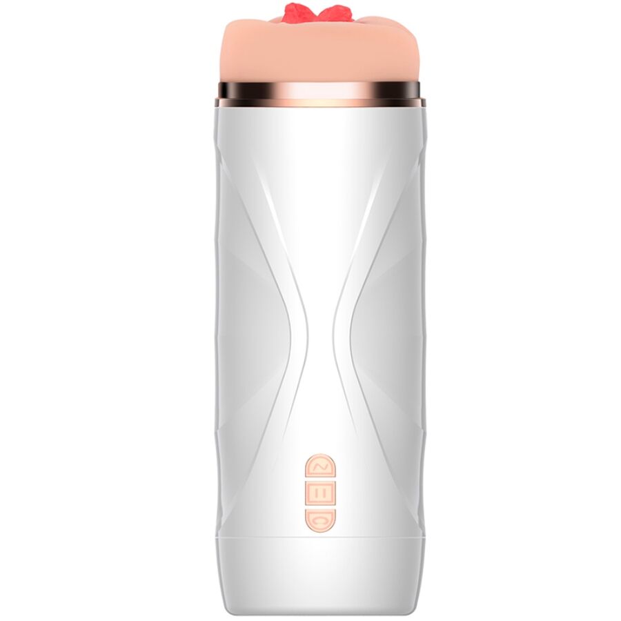 SHEQU - MASTURBADOR VIBRATÓRIO RILEY COM SUCÇÃO