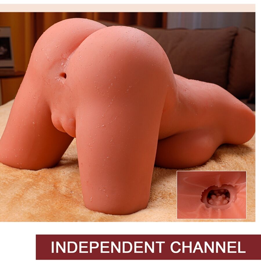 XISE - MIAH LADY BOY TORSO FEMININO COM DILDO COM VIBRAÇÃO E IMPULSIONAMENTO 55 CM