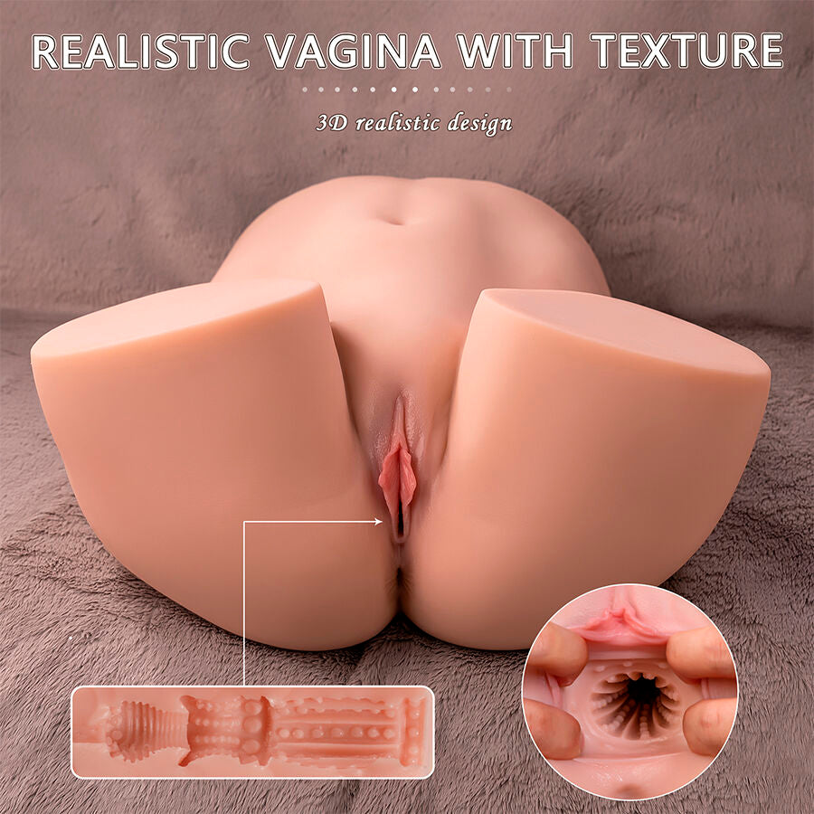 XISE - ETHEL THRUSTING MASTURBADOR VAGINA REALISTA COM VIBRAÇÃO MULTI-POSIÇÕES