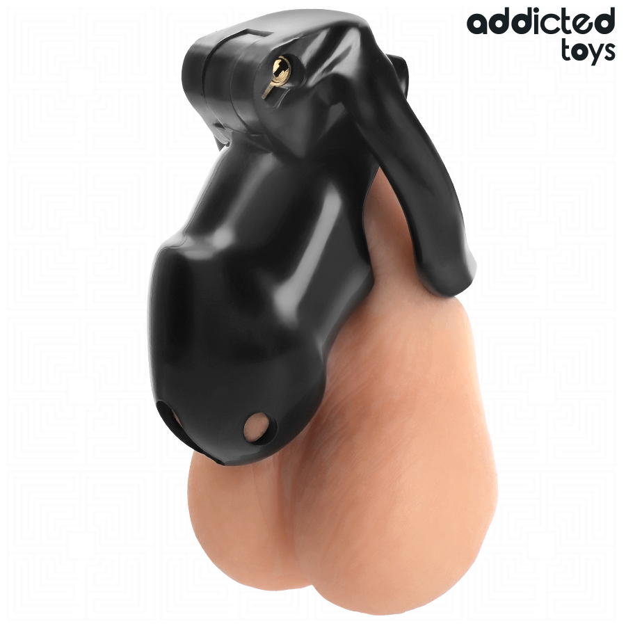 ADDICTED TOYS LOCKED - GAIOLA PARA PÊNIS CELL MINDNIGHT 4.2 CM TAMANHO M