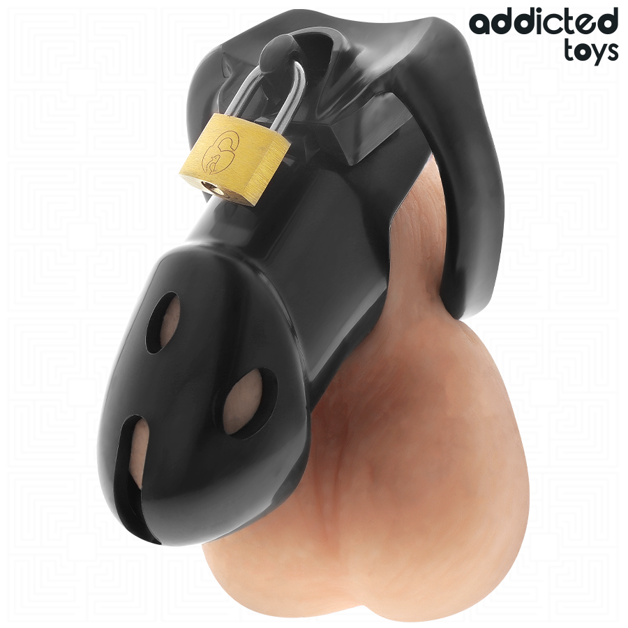 ADDICTED TOYS LOCKED - GAIOLA DE PÊNIS DEN INQUEBRÁVEL 9,8 CM