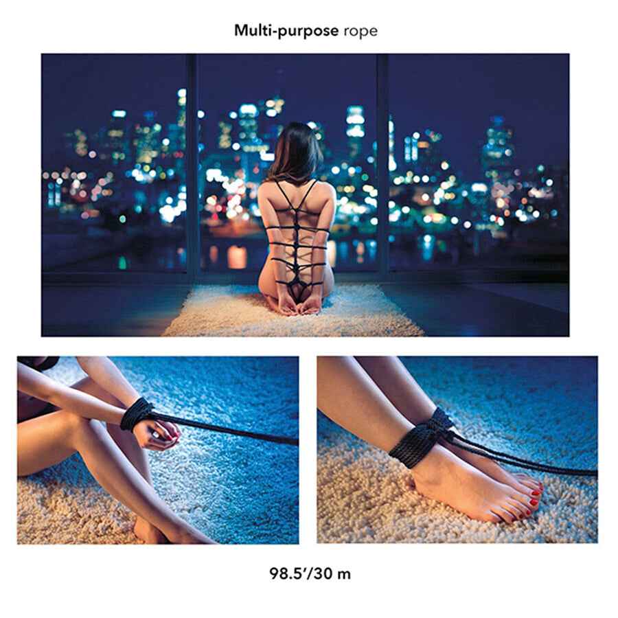 CALEXOTICS - SCANDAL CORDA BDSM PRETA 30 M