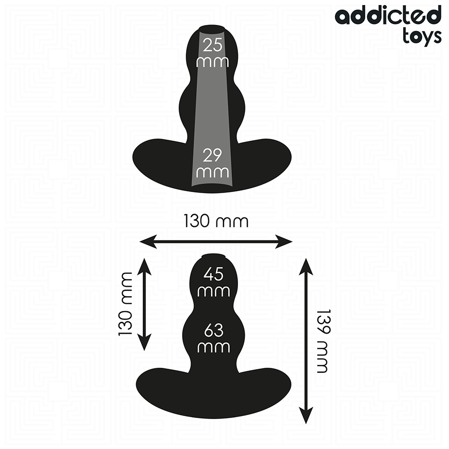 ADDICTED TOYS - PLUG ANAL OCO TAMANHO XL 13,9 CM