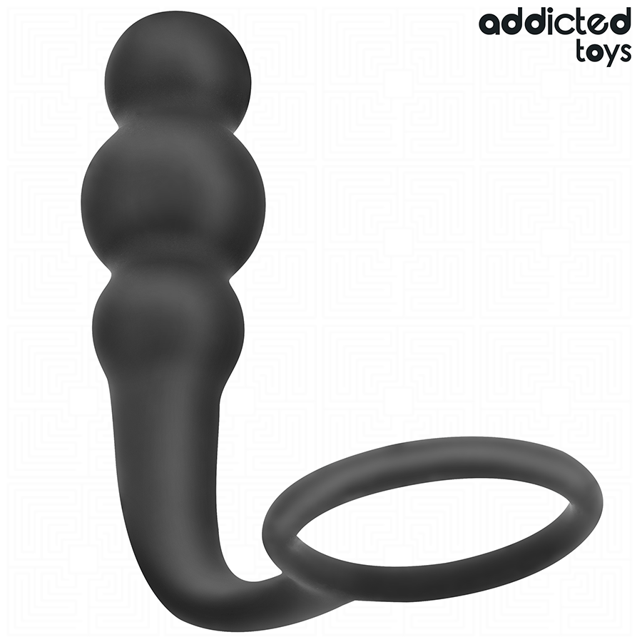 ADDICTED TOYS - PLUG ANAL COM ANEL MODELO 1