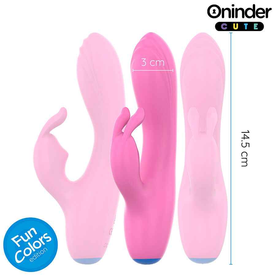 ONINDER CUTE - VIBRADOR LOVE BUNNY PARA PONTO G E CLITÓRIS - APLICATIVO MUNDIAL GRATUITO